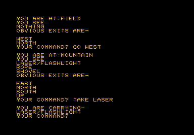 Circle World game screenshot for Commodore PET